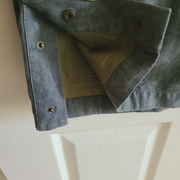 HICKEY FREEMAN 100% Linen Storm‎ System Zip Front Anorak Jacket Men's XXL - Picture 8 of 16